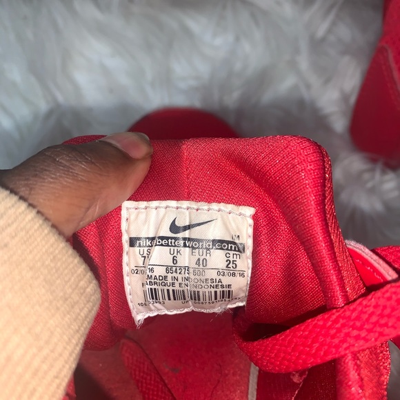 Air Huarache Run/ all red - Picture 7 of 8